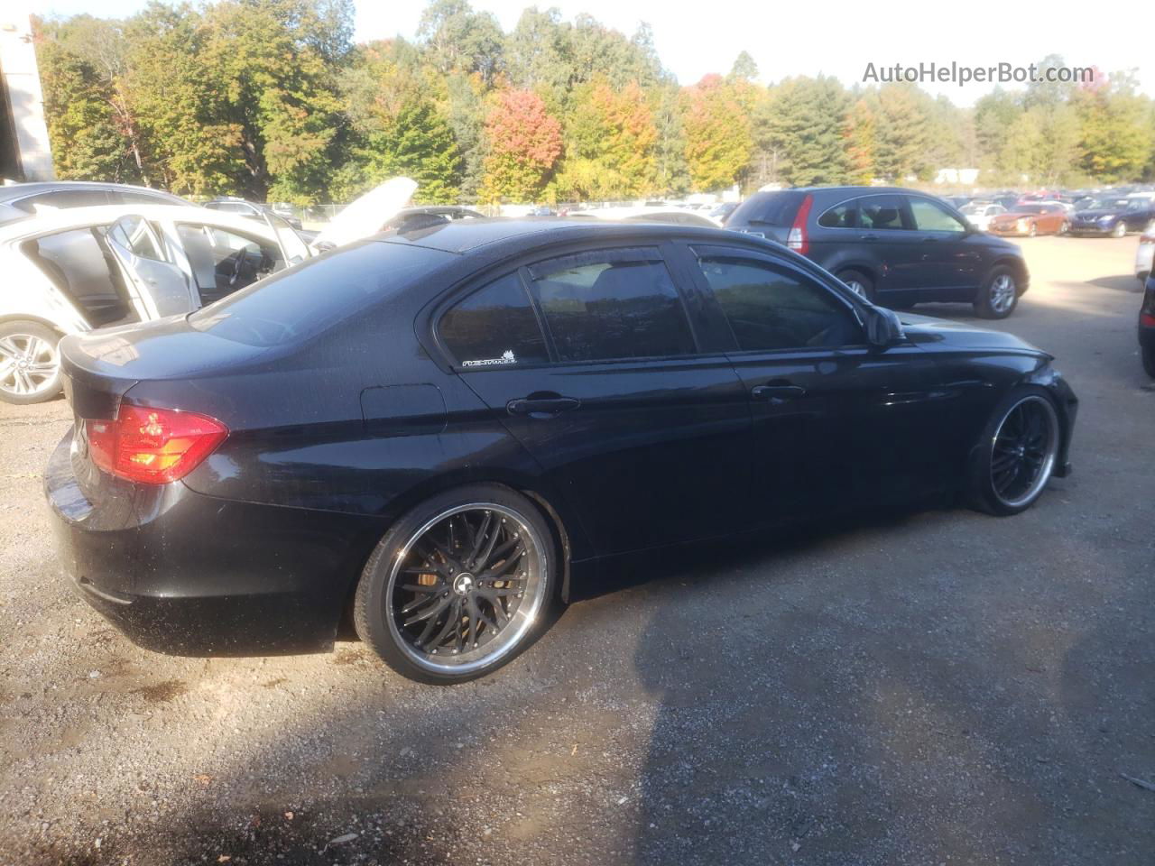 2012 Bmw 320 I Black vin: WBA3B1C53CF078243