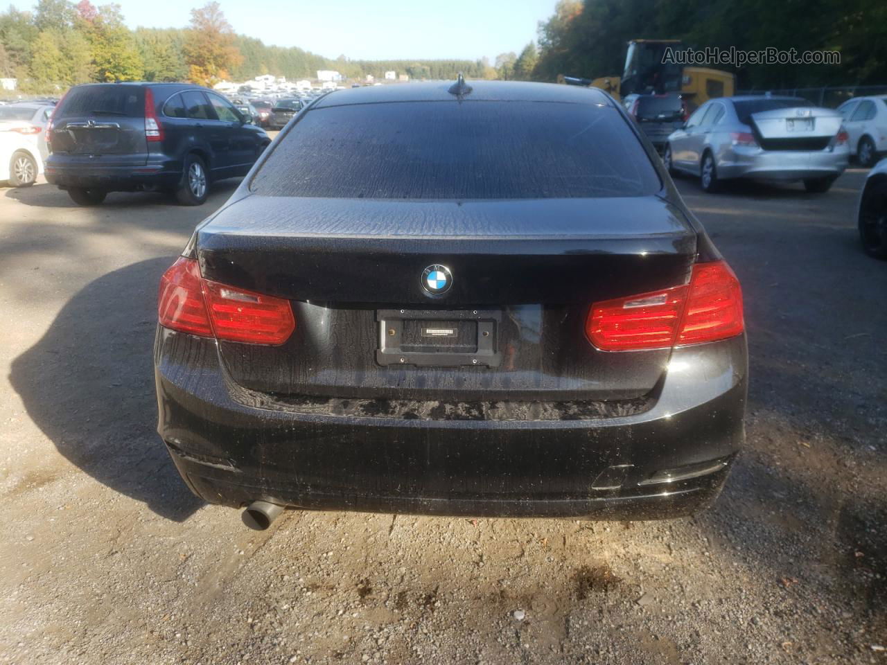 2012 Bmw 320 I Black vin: WBA3B1C53CF078243