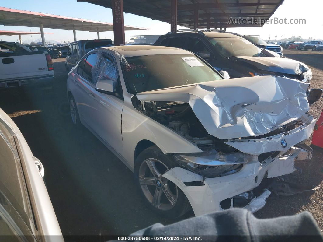 2014 Bmw 320i White vin: WBA3B1C53EK133767