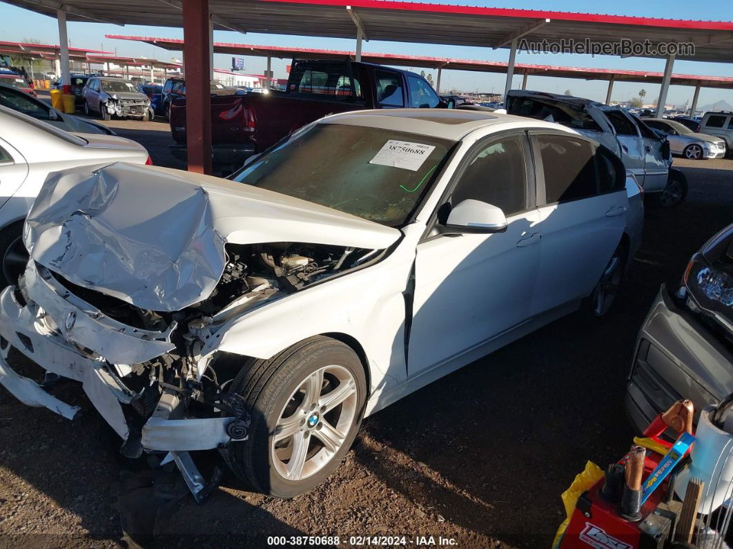 2014 Bmw 320i White vin: WBA3B1C53EK133767