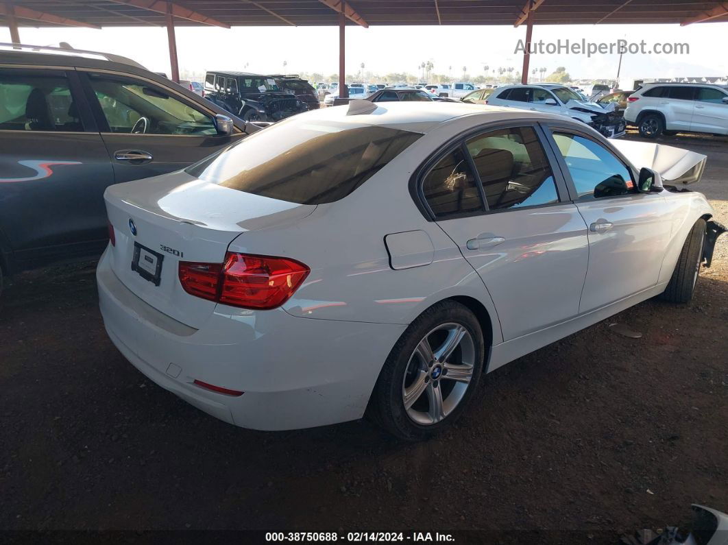 2014 Bmw 320i White vin: WBA3B1C53EK133767