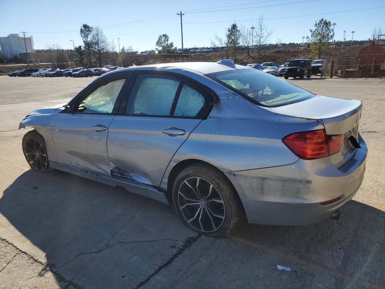 2015 Bmw 320 I Silver vin: WBA3B1C53F5A05788