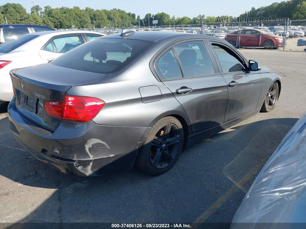 2014 Bmw 320i Black vin: WBA3B1C54EP680436