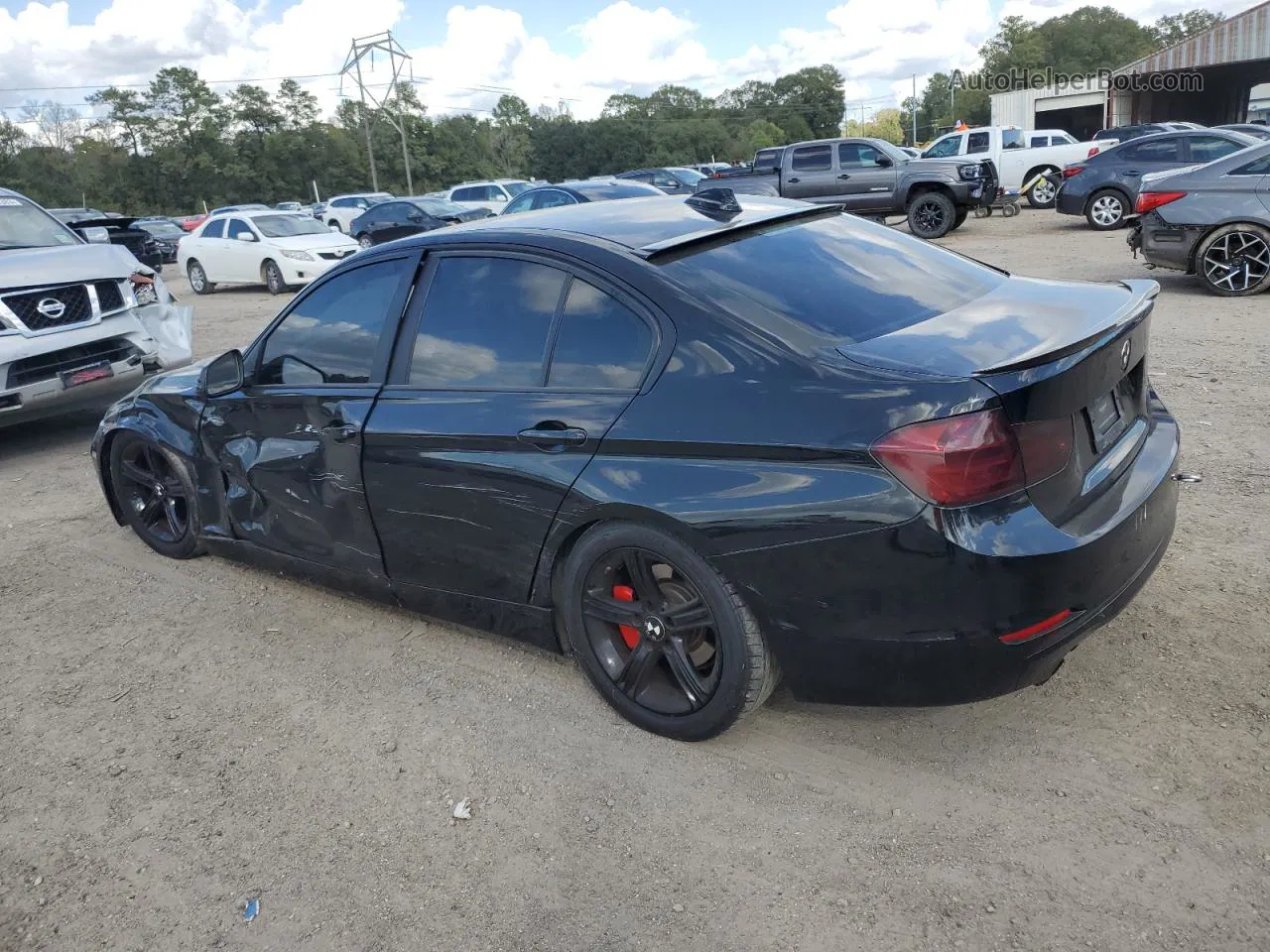 2014 Bmw 320 I Black vin: WBA3B1C54EPV79686