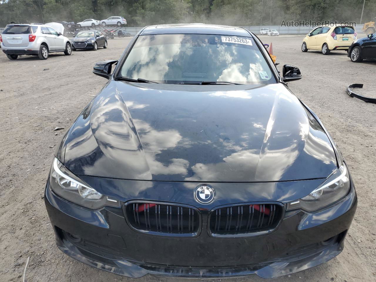 2014 Bmw 320 I Black vin: WBA3B1C54EPV79686