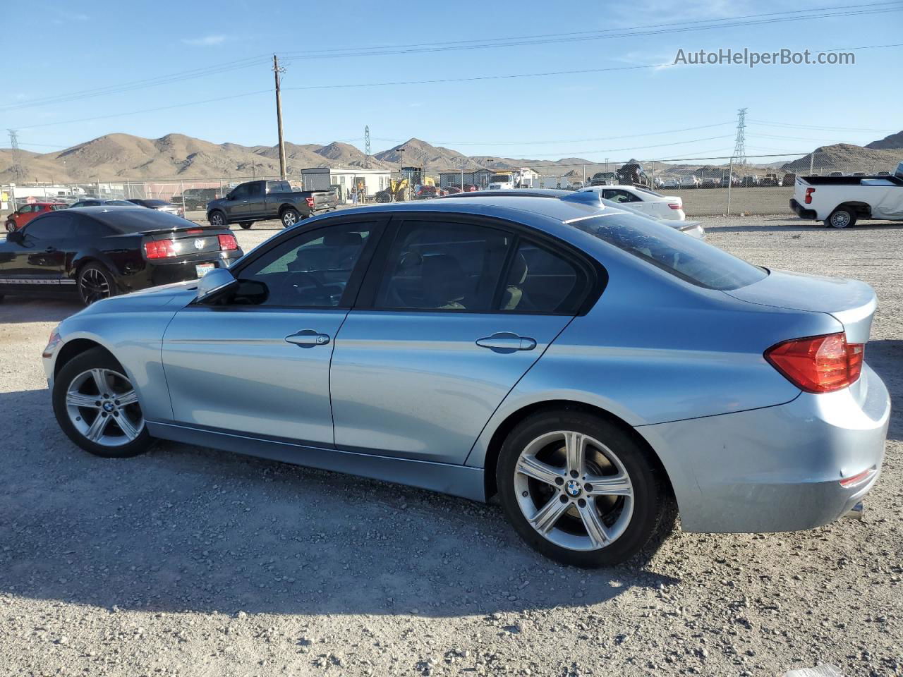 2015 Bmw 320 I Teal vin: WBA3B1C54FK135741