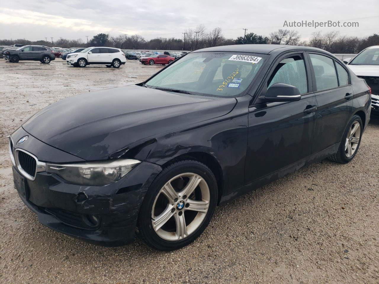 2015 Bmw 320 I Black vin: WBA3B1C54FK137084