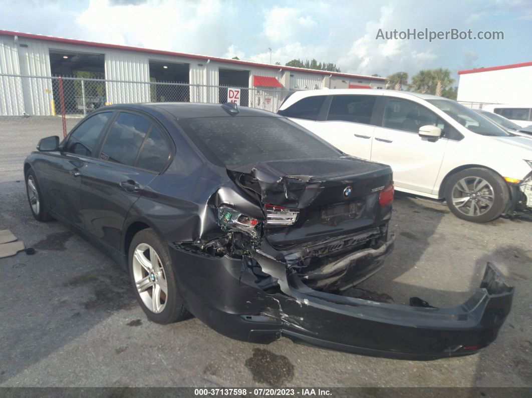 2015 Bmw 3 Series 320i Gray vin: WBA3B1C54FK138977