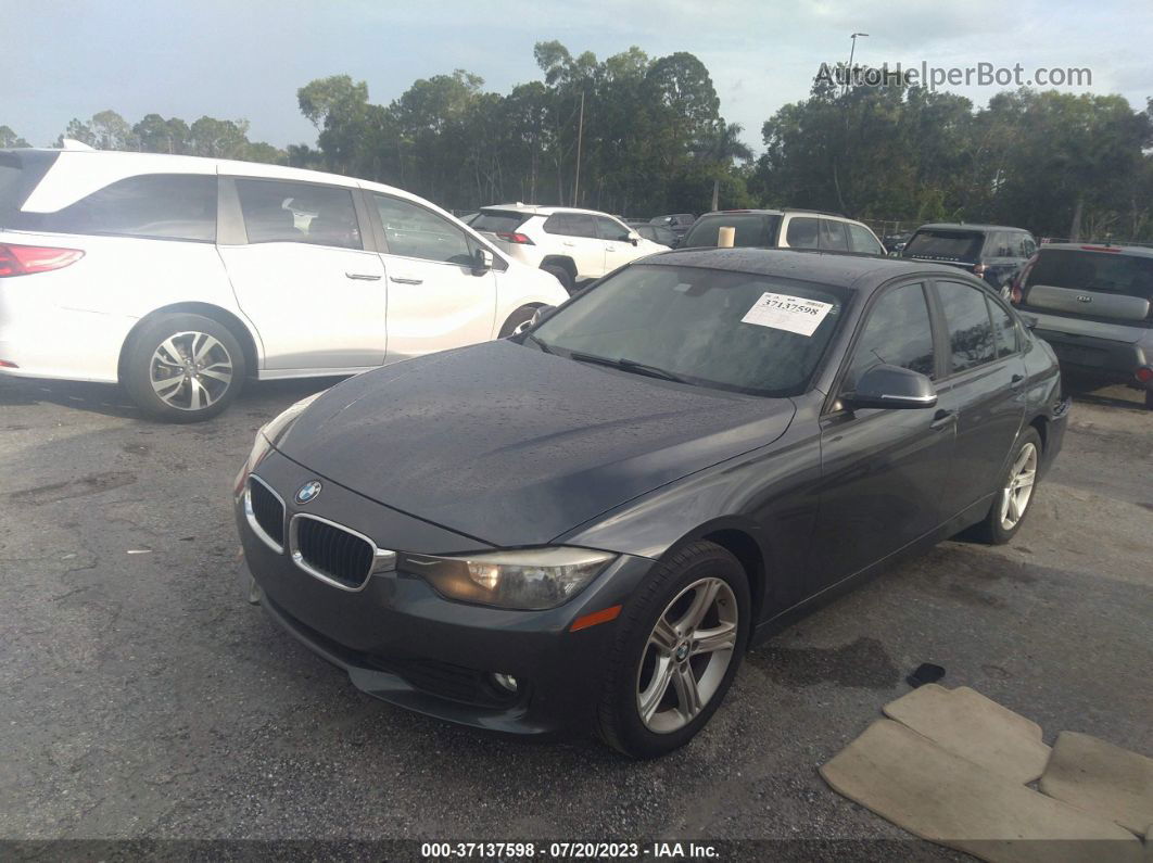 2015 Bmw 3 Series 320i Gray vin: WBA3B1C54FK138977