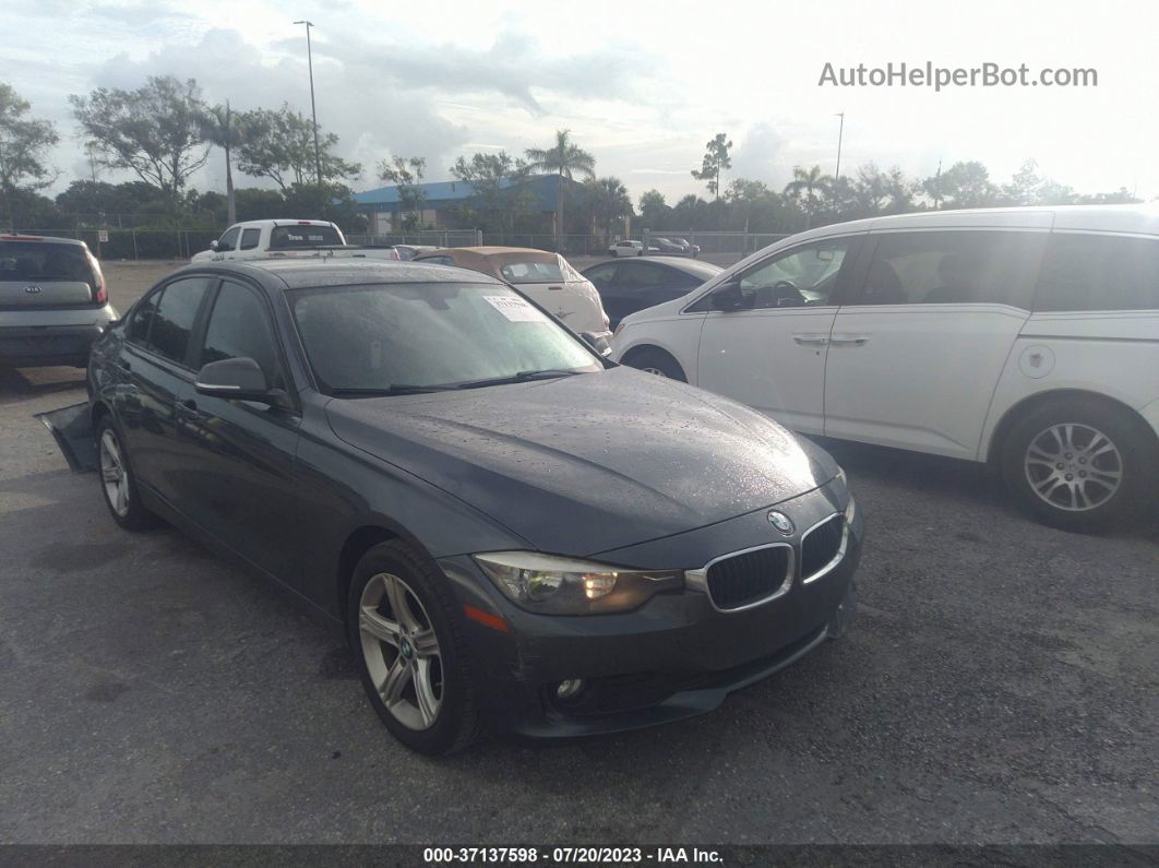 2015 Bmw 3 Series 320i Gray vin: WBA3B1C54FK138977