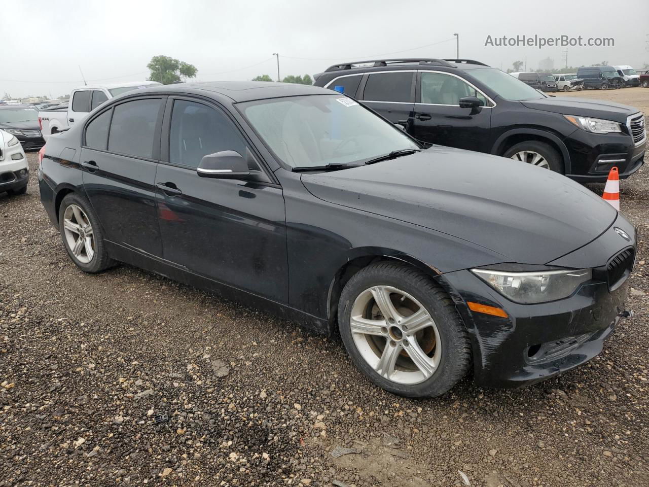 2015 Bmw 320 I Black vin: WBA3B1C54FK140583