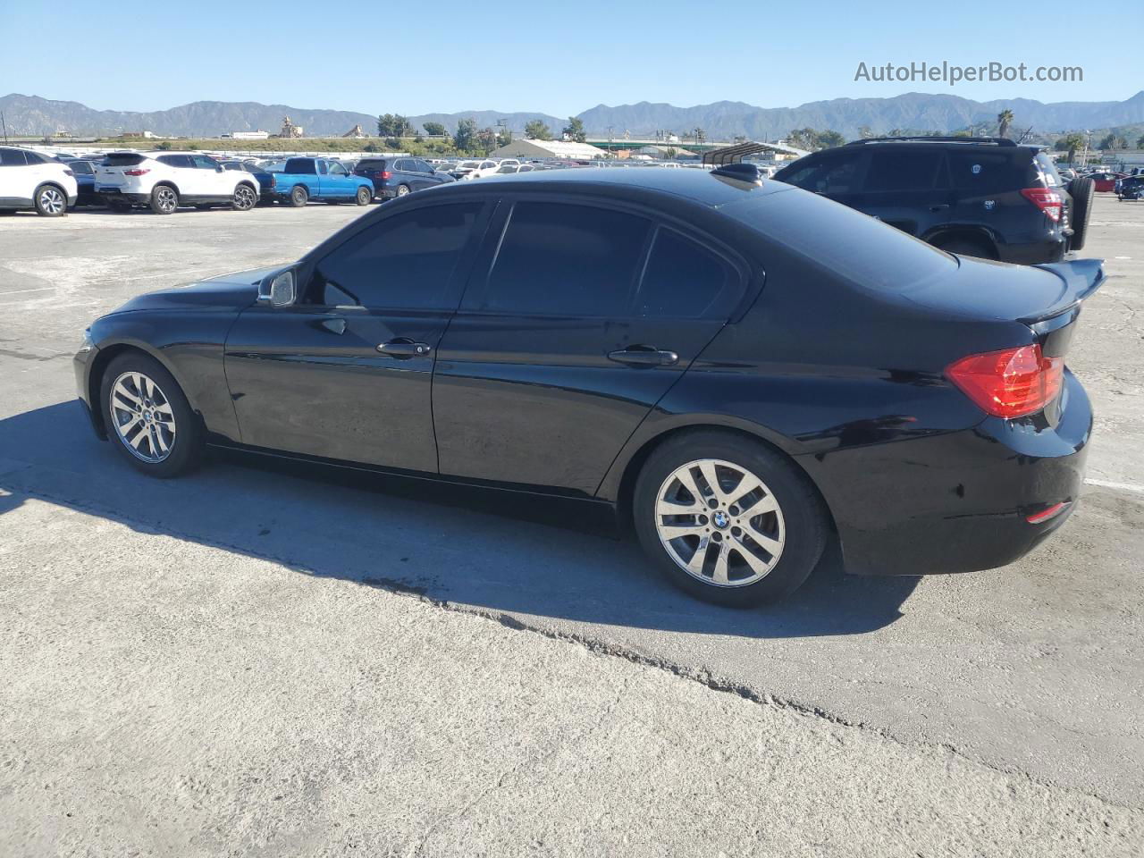 2015 Bmw 320 I Black vin: WBA3B1C54FK141300