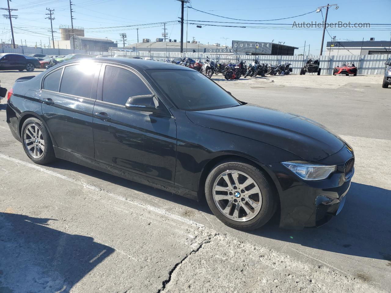 2015 Bmw 320 I Black vin: WBA3B1C54FK141300