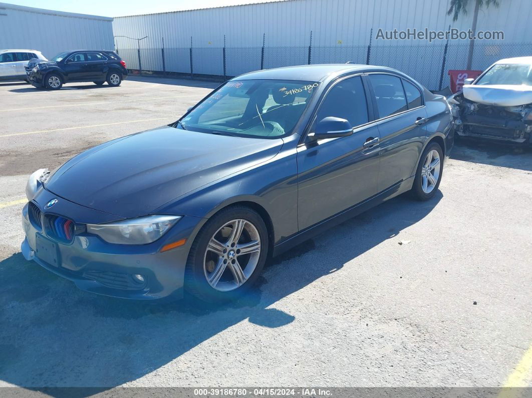 2014 Bmw 320i   Gray vin: WBA3B1C55EK133110