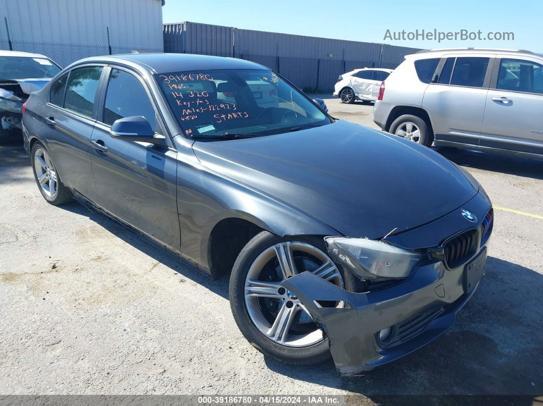 2014 Bmw 320i   Gray vin: WBA3B1C55EK133110