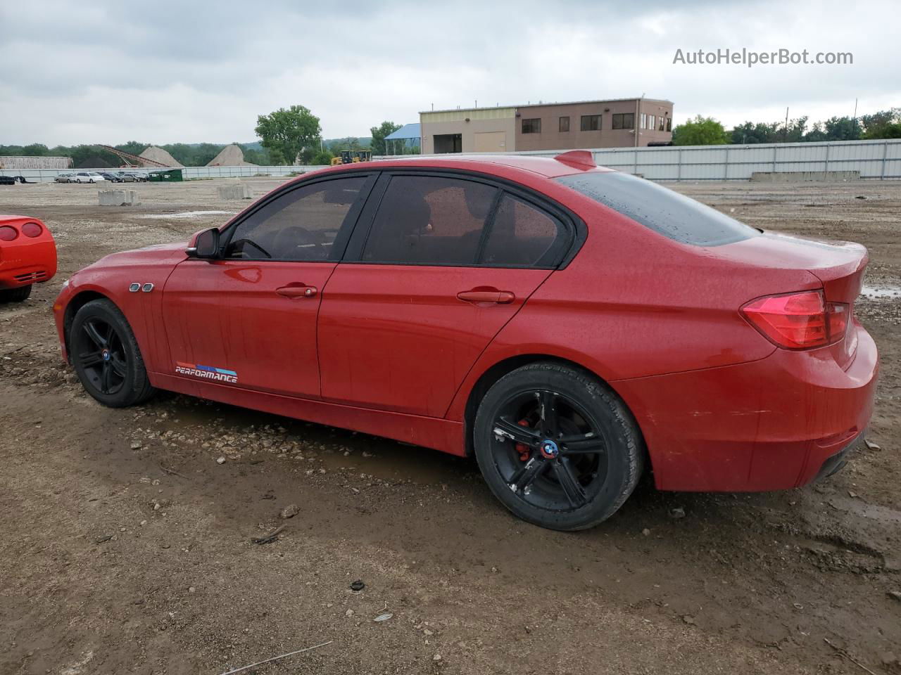 2014 Bmw 320 I Red vin: WBA3B1C55EP679229