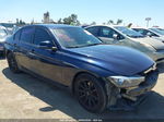 2015 Bmw 320i Dark Blue vin: WBA3B1C55FK136820