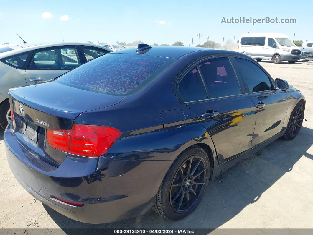 2015 Bmw 320i Dark Blue vin: WBA3B1C55FK136820