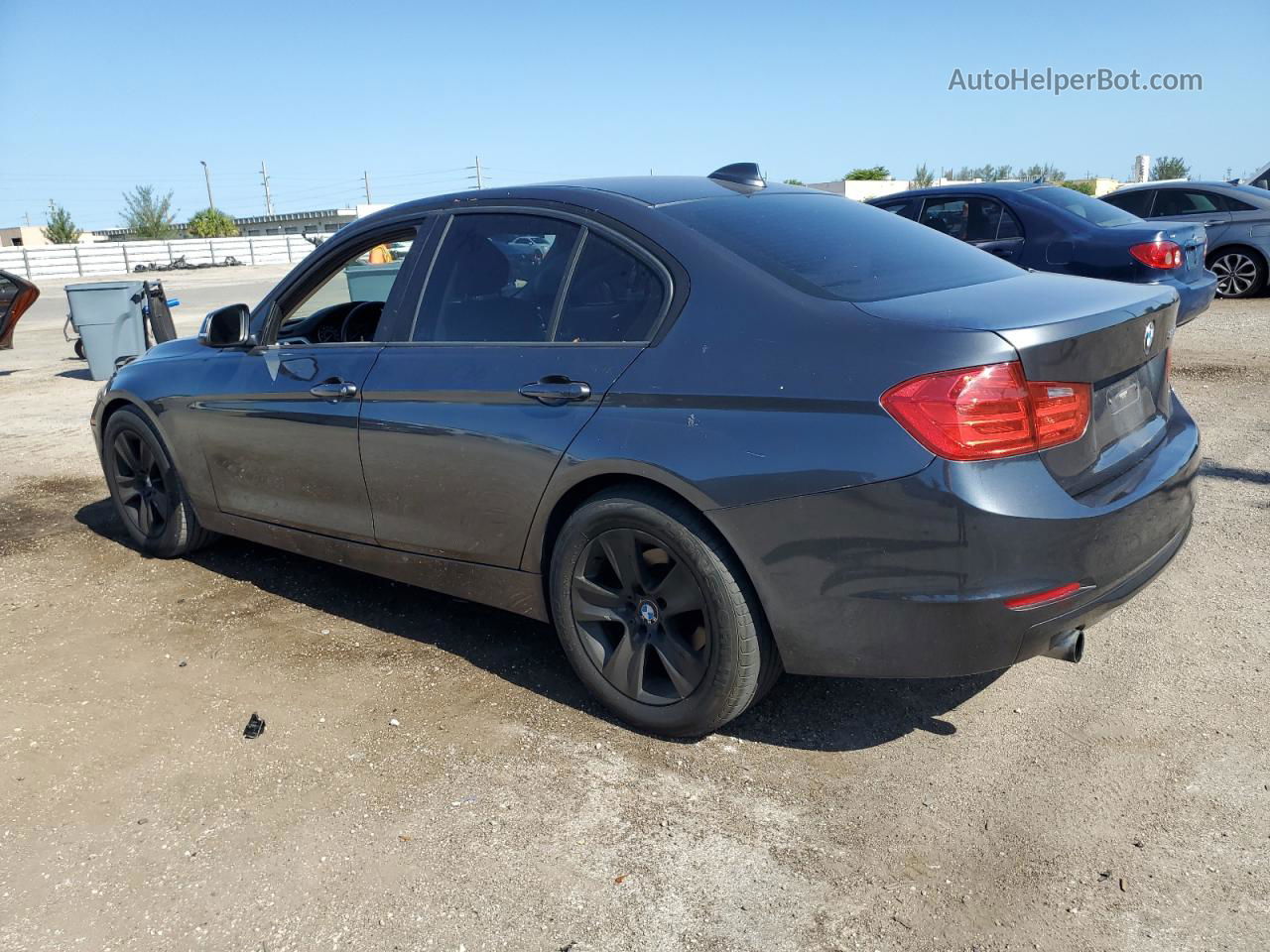 2015 Bmw 320 I Gray vin: WBA3B1C55FK137563