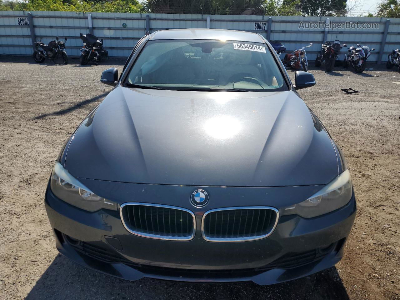 2015 Bmw 320 I Gray vin: WBA3B1C55FK137563