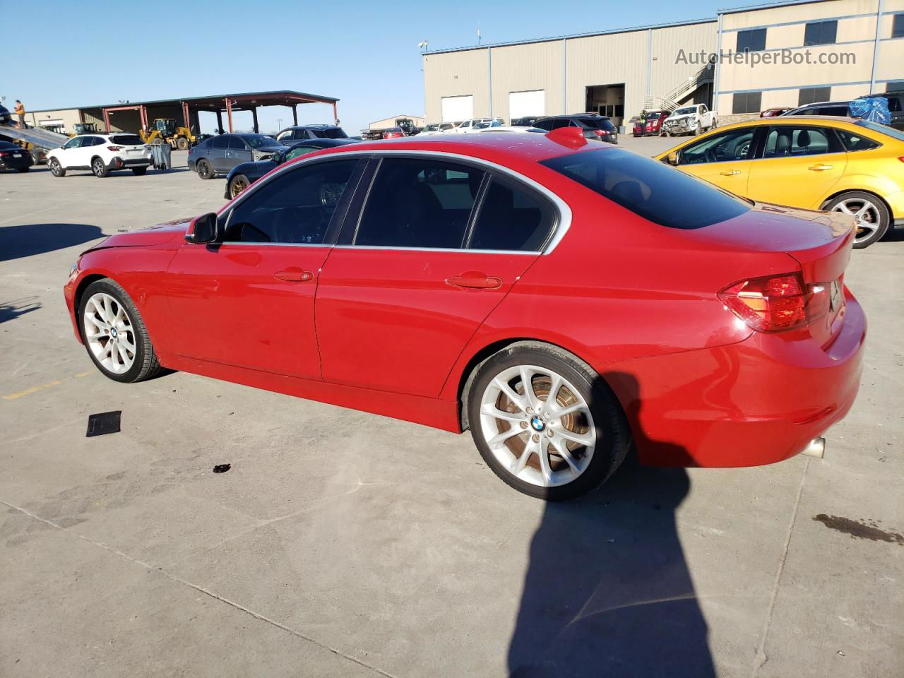 2015 Bmw 320 I Red vin: WBA3B1C55FK138728