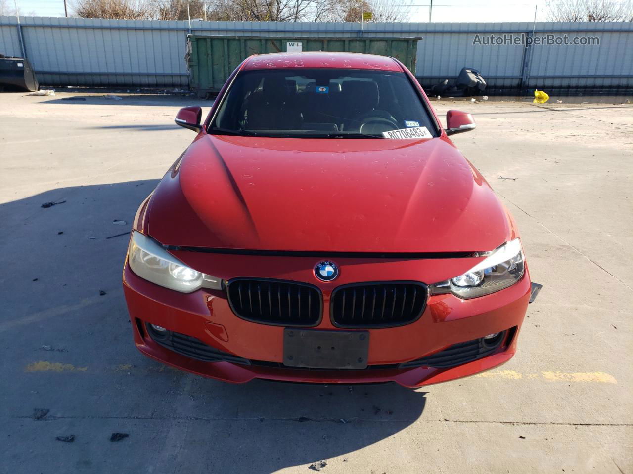 2015 Bmw 320 I Red vin: WBA3B1C55FK138728