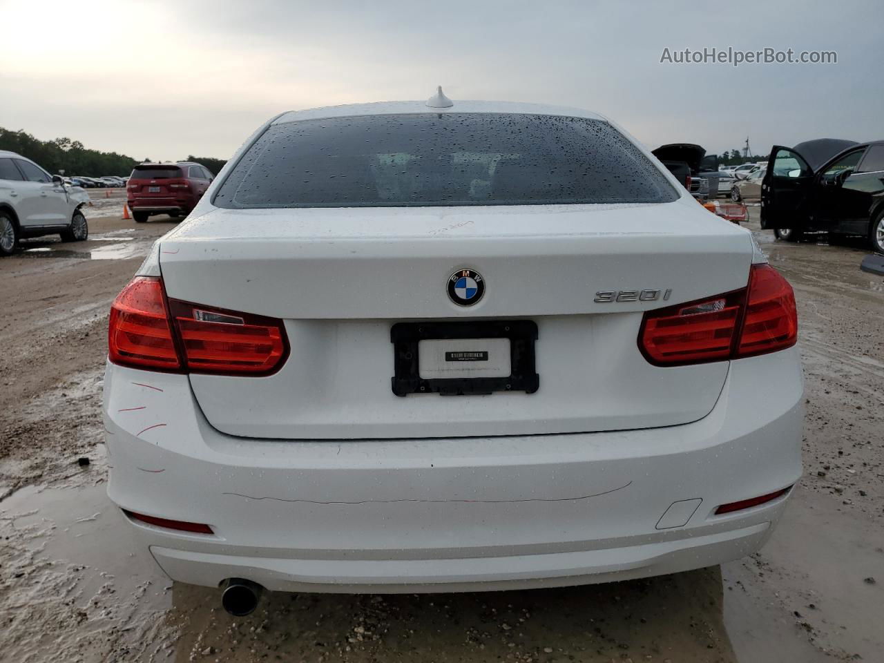 2015 Bmw 320 I White vin: WBA3B1C55FK140222