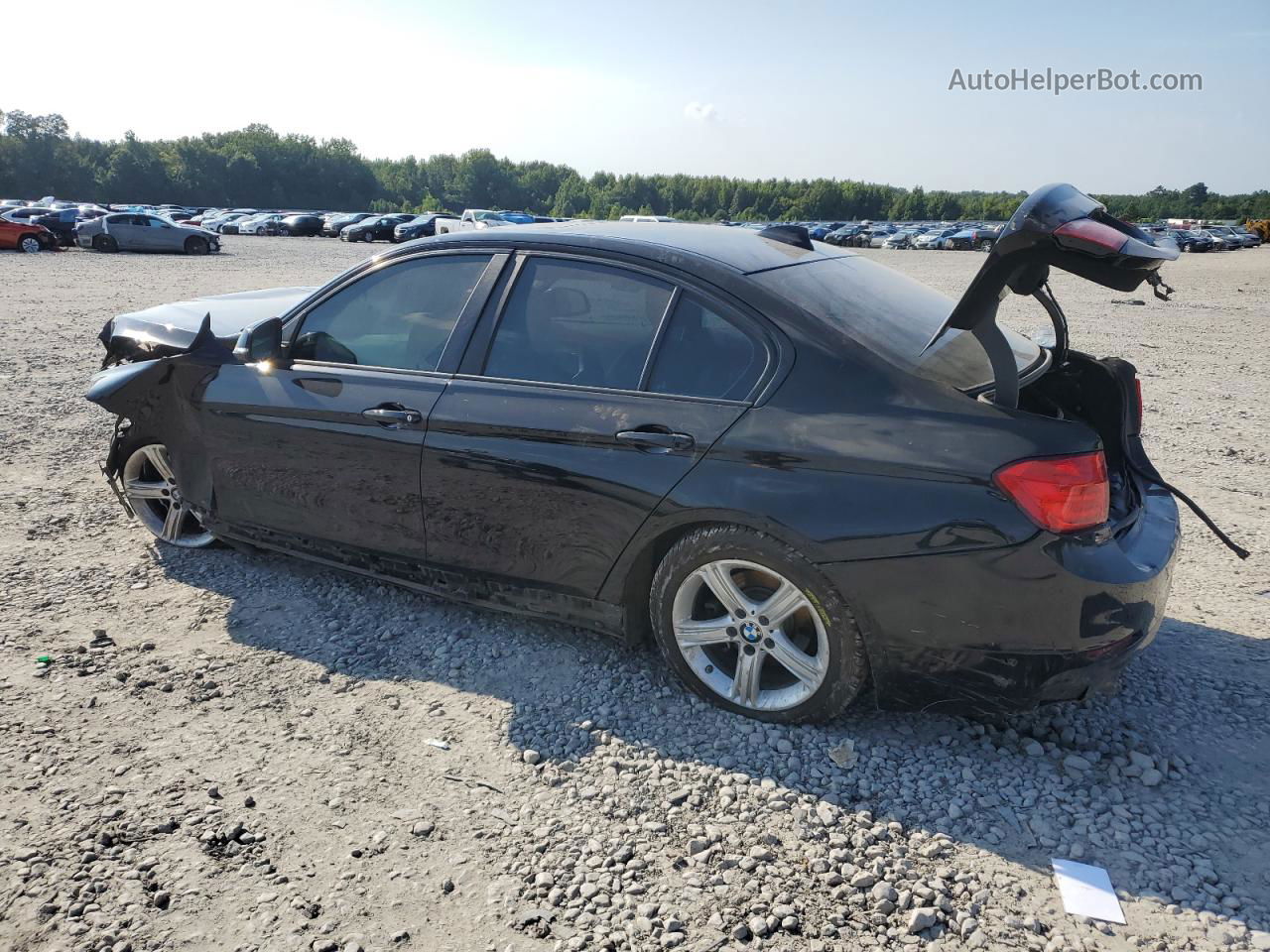 2015 Bmw 320 I Black vin: WBA3B1C55FK140995