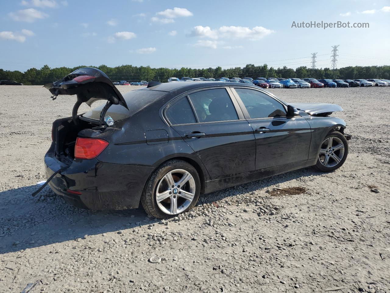 2015 Bmw 320 I Black vin: WBA3B1C55FK140995