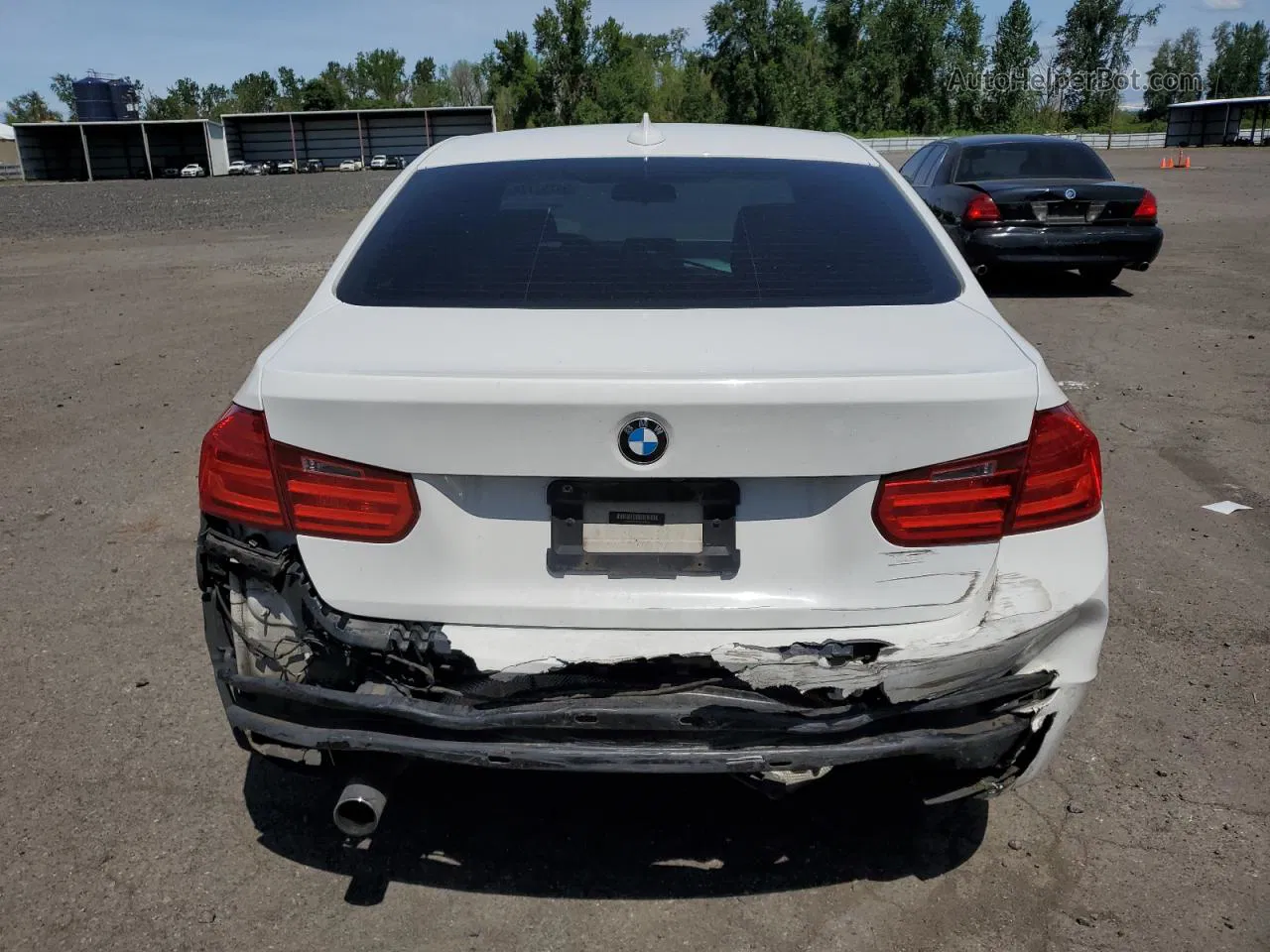 2013 Bmw 320 I White vin: WBA3B1C56DK128822