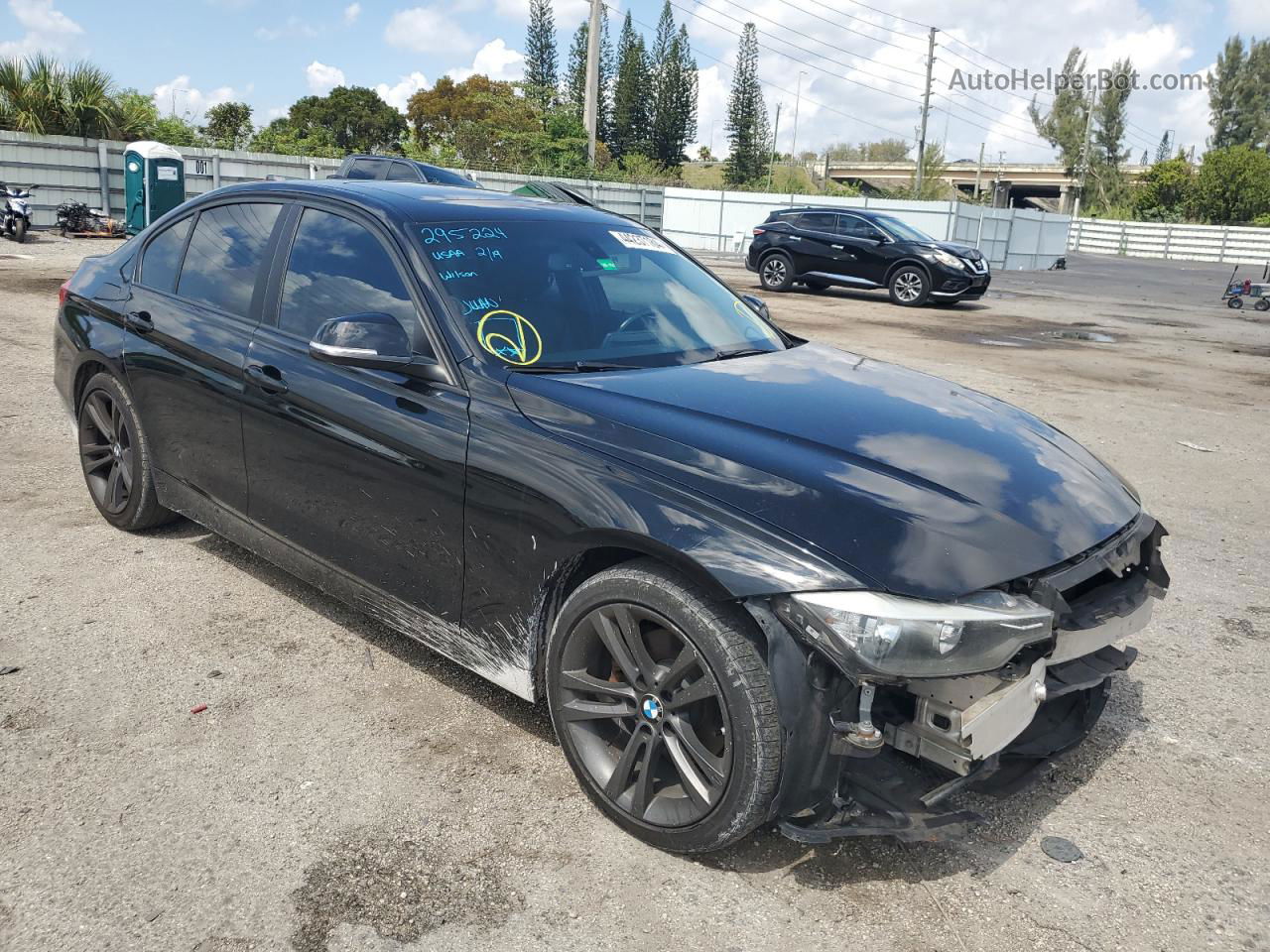 2013 Bmw 320 I Black vin: WBA3B1C56DK129100