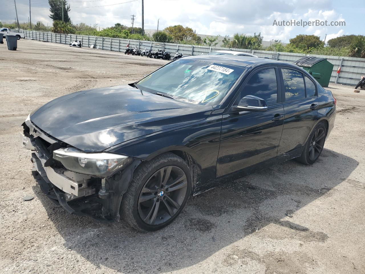 2013 Bmw 320 I Black vin: WBA3B1C56DK129100