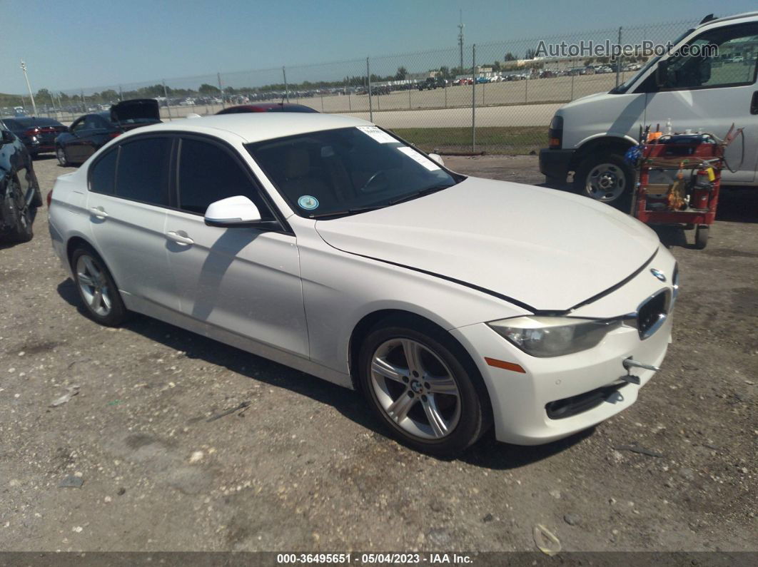 2015 Bmw 320i White vin: WBA3B1C56FK137555