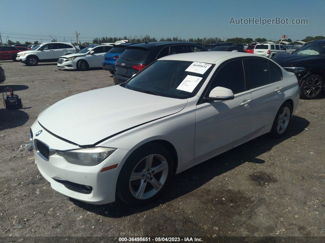 2015 Bmw 320i White vin: WBA3B1C56FK137555