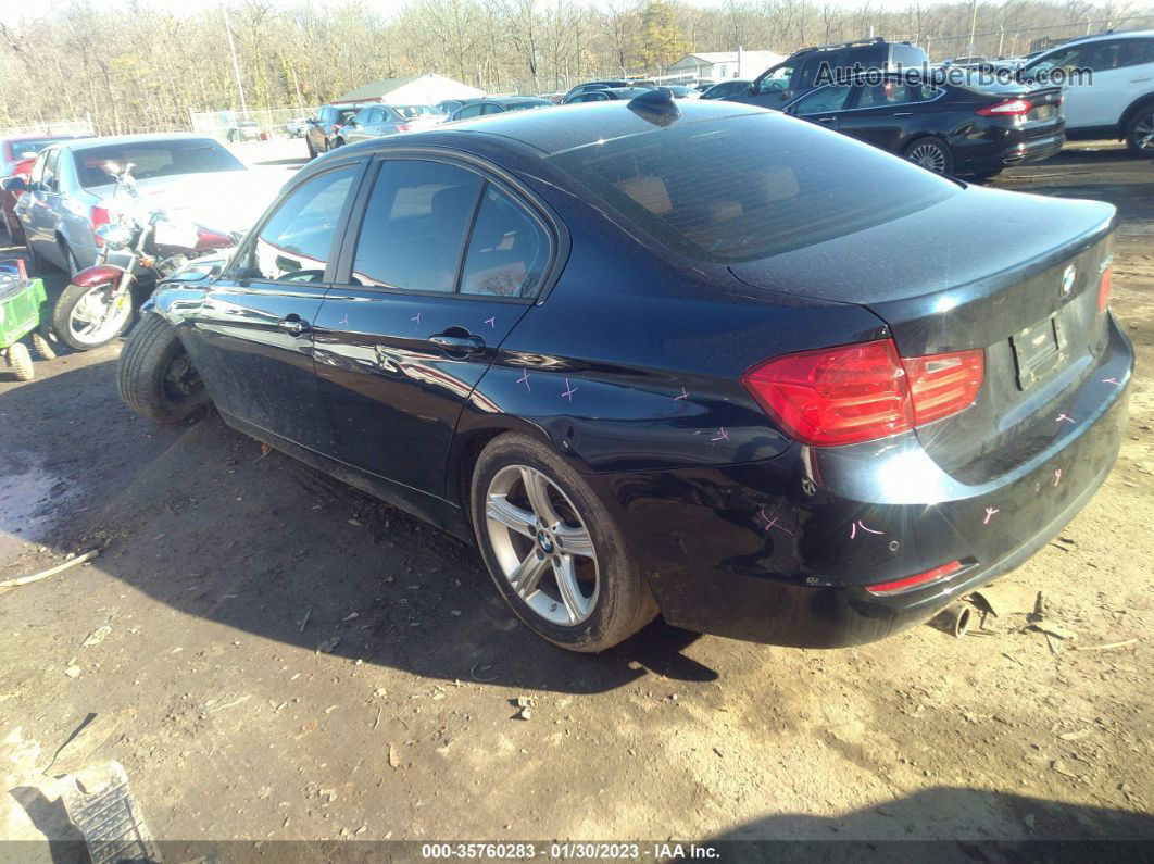 2015 Bmw 320i Black vin: WBA3B1C56FP831004