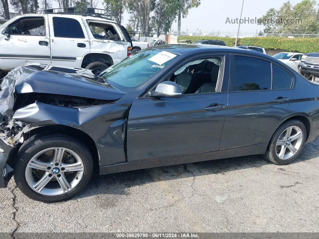 2015 Bmw 320i   Gray vin: WBA3B1C56FP831035