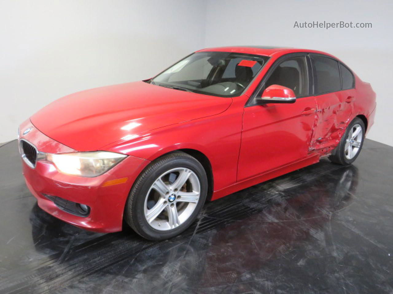 2013 Bmw 320 I Red vin: WBA3B1C58DF461693