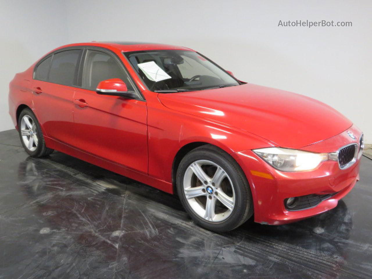 2013 Bmw 320 I Red vin: WBA3B1C58DF461693