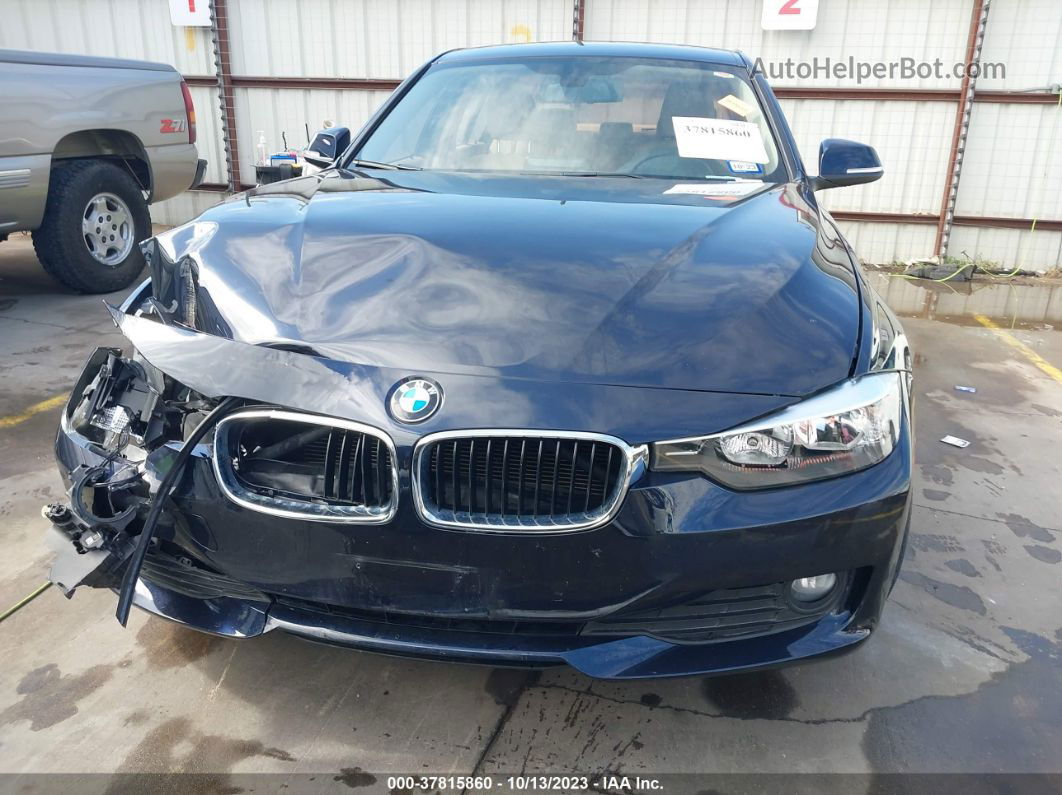 2014 Bmw 320i Dark Blue vin: WBA3B1C58EP680469