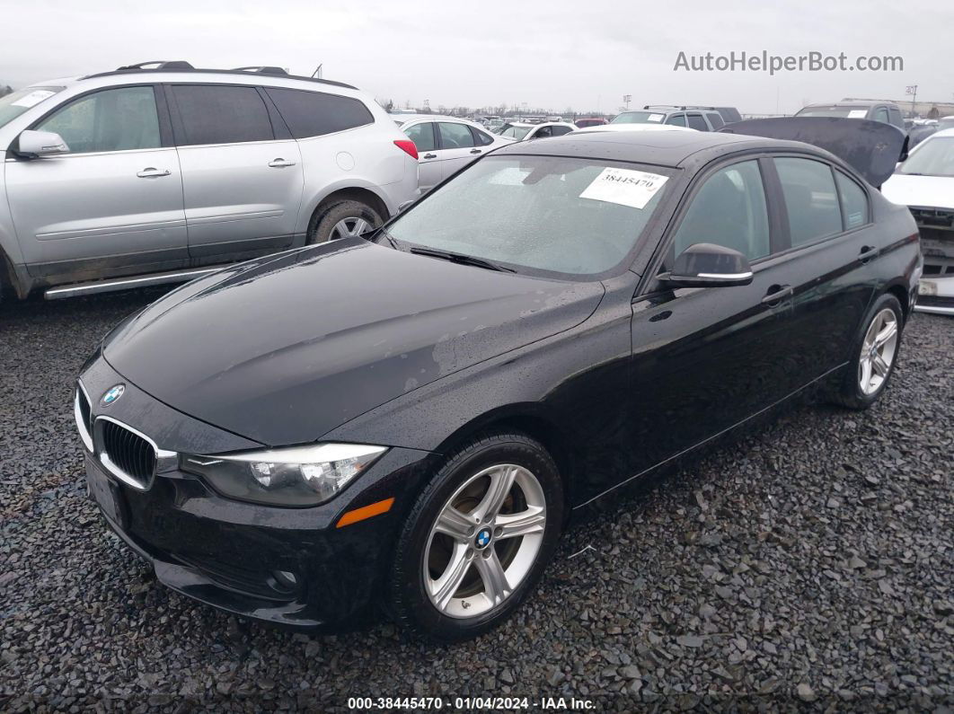 2015 Bmw 320i Black vin: WBA3B1C58FK139758