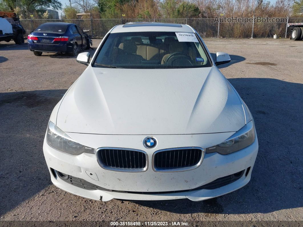 2015 Bmw 320i   White vin: WBA3B1C58FK141347