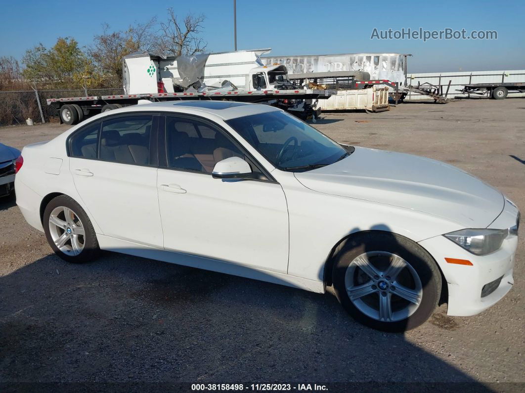 2015 Bmw 320i   White vin: WBA3B1C58FK141347