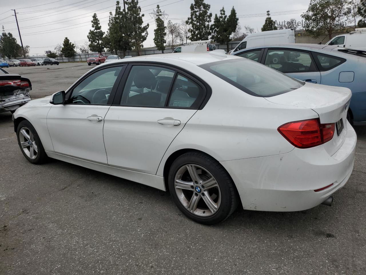 2014 Bmw 320 I White vin: WBA3B1C59EP680481