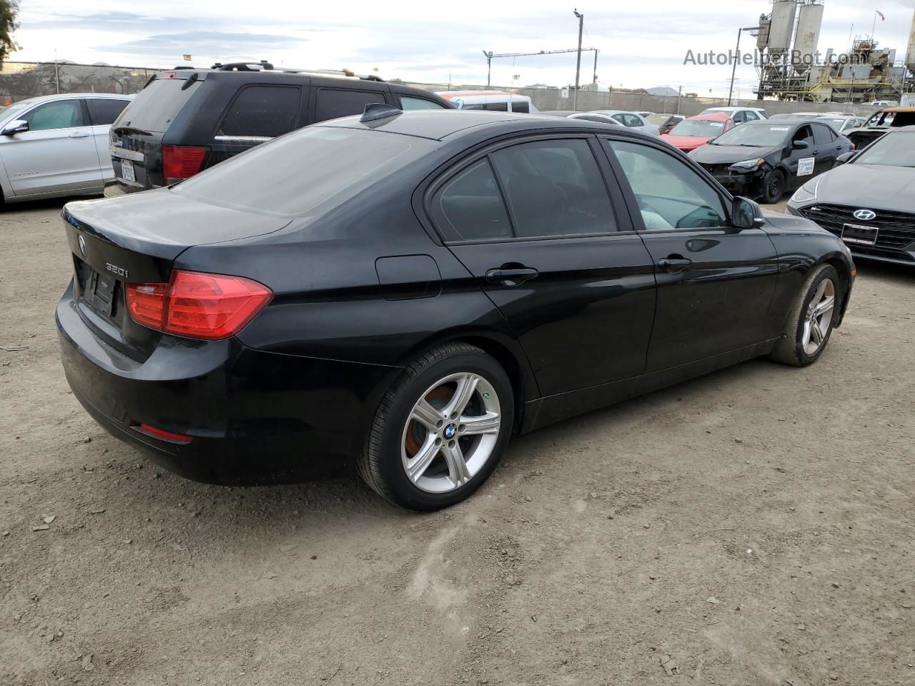 2015 Bmw 320 I Black vin: WBA3B1C59FK135914