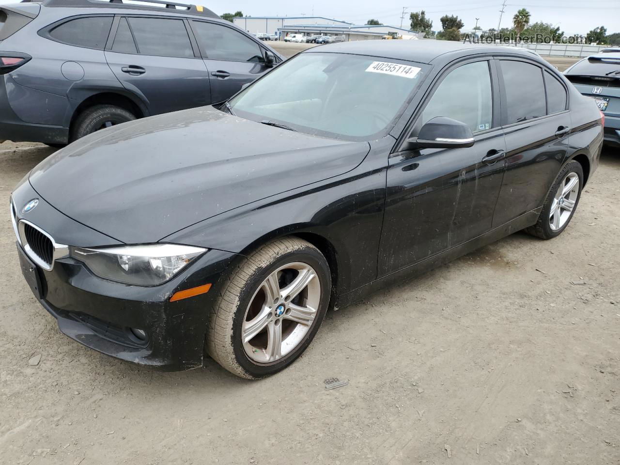 2015 Bmw 320 I Black vin: WBA3B1C59FK135914