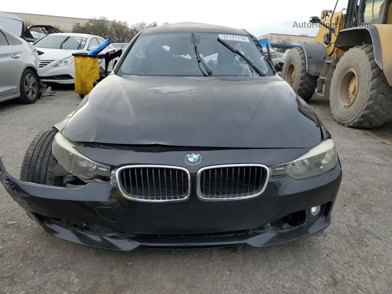 2013 Bmw 320 I Black vin: WBA3B1C5XDF462599