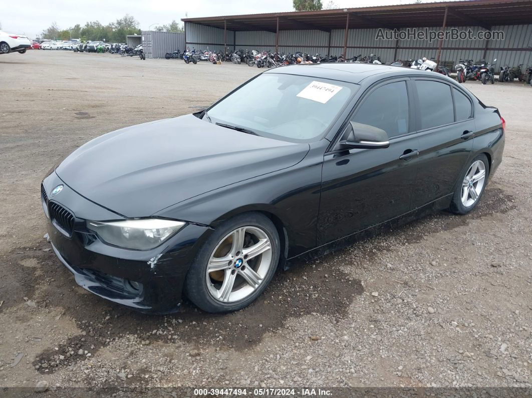 2014 Bmw 320i Black vin: WBA3B1C5XEK133488