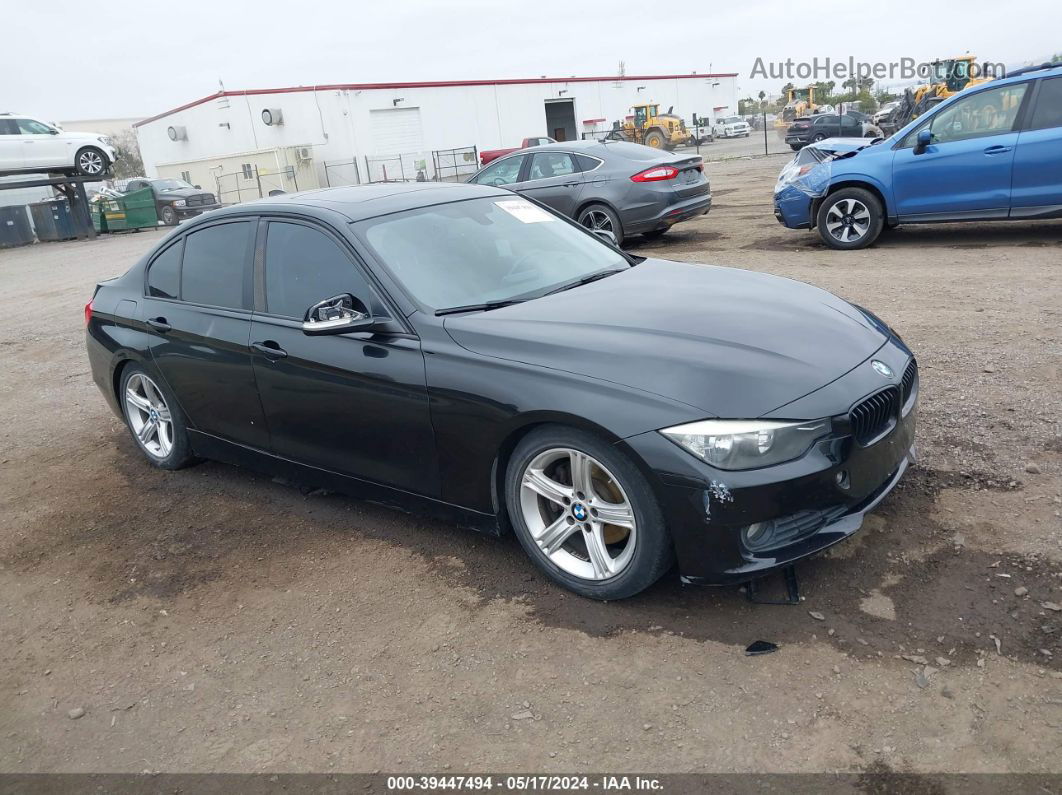 2014 Bmw 320i Black vin: WBA3B1C5XEK133488