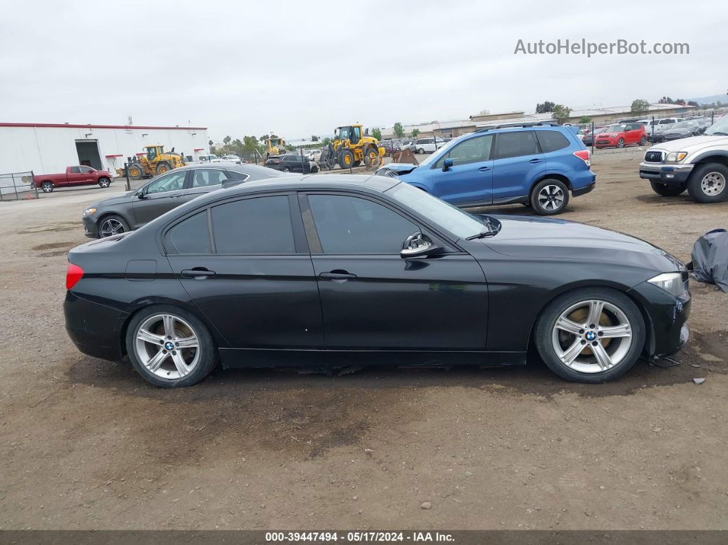 2014 Bmw 320i Black vin: WBA3B1C5XEK133488