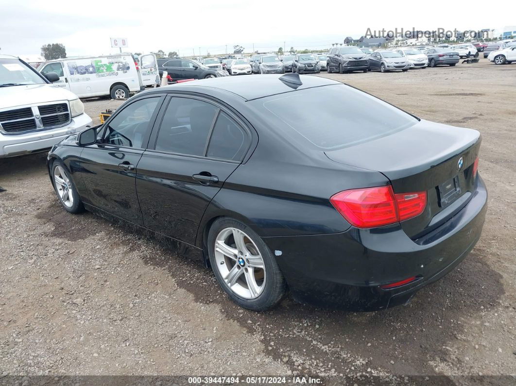 2014 Bmw 320i Black vin: WBA3B1C5XEK133488